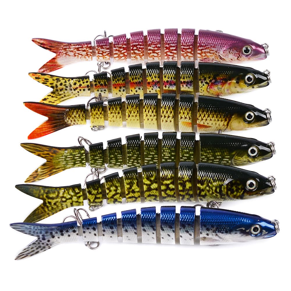 Señuelos de Pesca Articulados Pike - Cebo Duro Multiarticulado