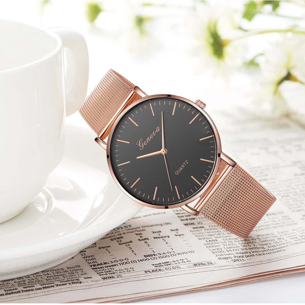 Reloj de Pulsera Casual GENEVA para Mujer y Hombre
