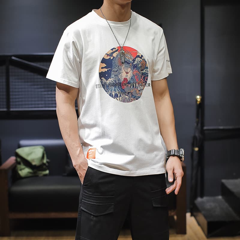 Camiseta Estampada Talla Grande
