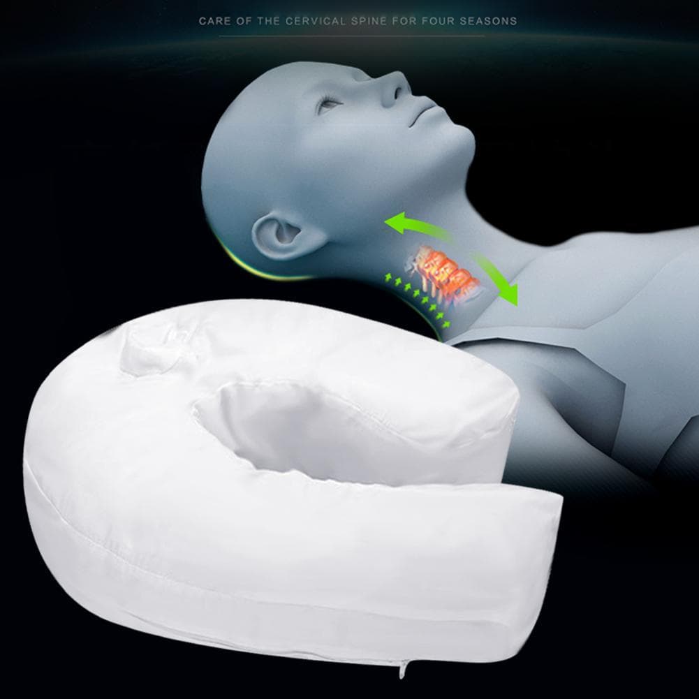 Almohada Cervical de Algodón para Dormir de Lado