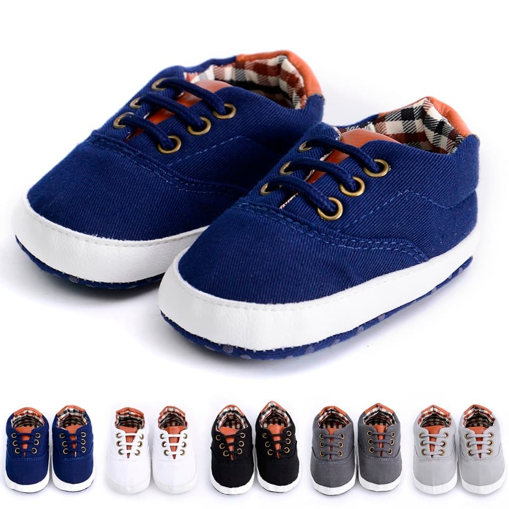 Zapatos de Lona Casual para Bebé con Suela Suave