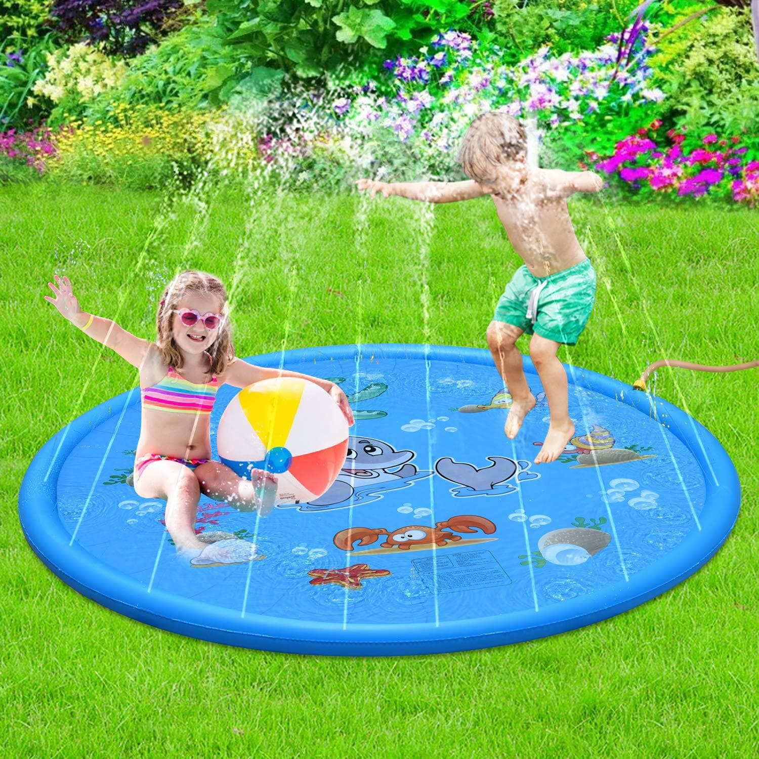 Colchoneta de Agua Infantil con Spray