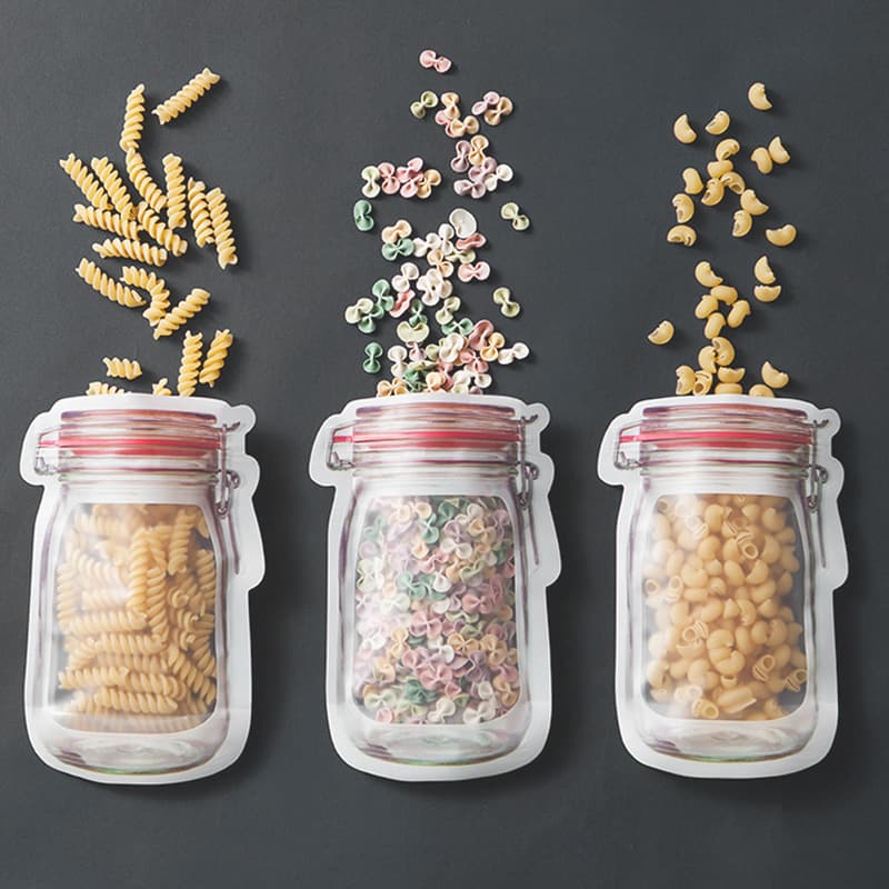 Bolsa Reutilizable Hermética para Snacks y Alimentos