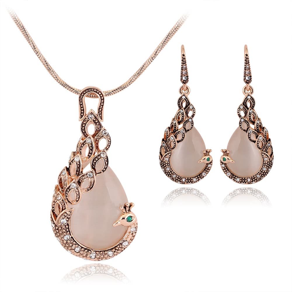 Conjunto de Joyería Pavo Real
