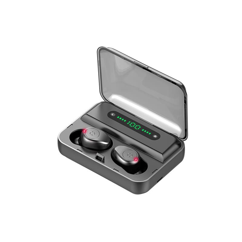 Auriculares Bluetooth 5 en 1 con Power Bank y Soporte