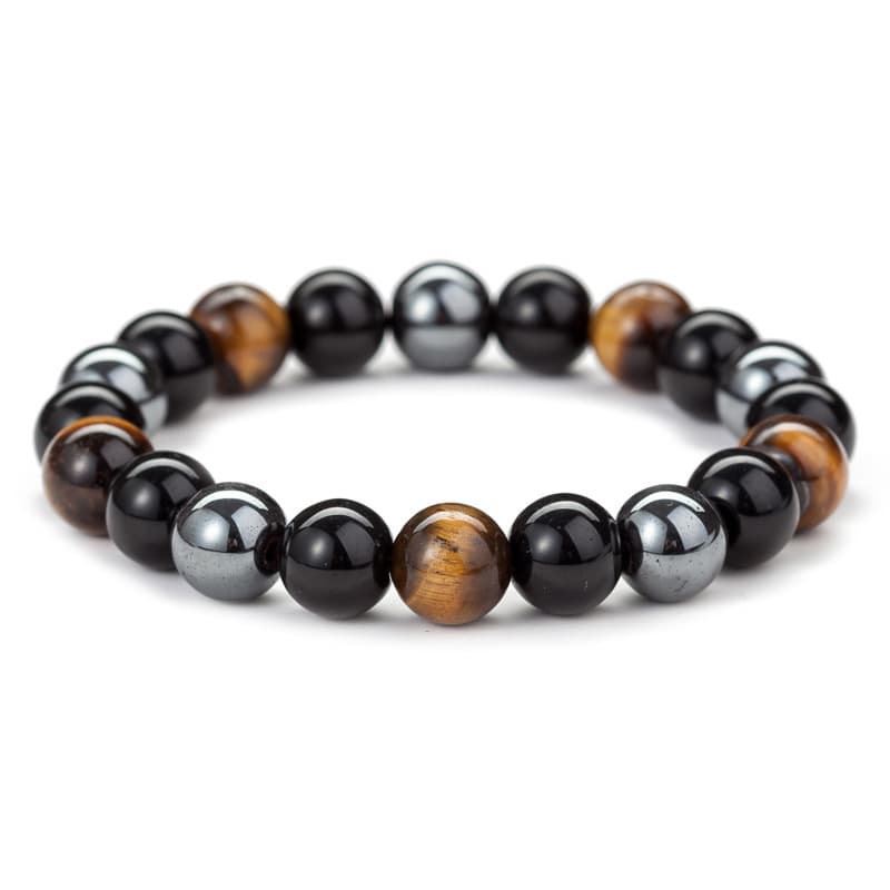 Pulsera de Piedra Ojo de Tigre Natural