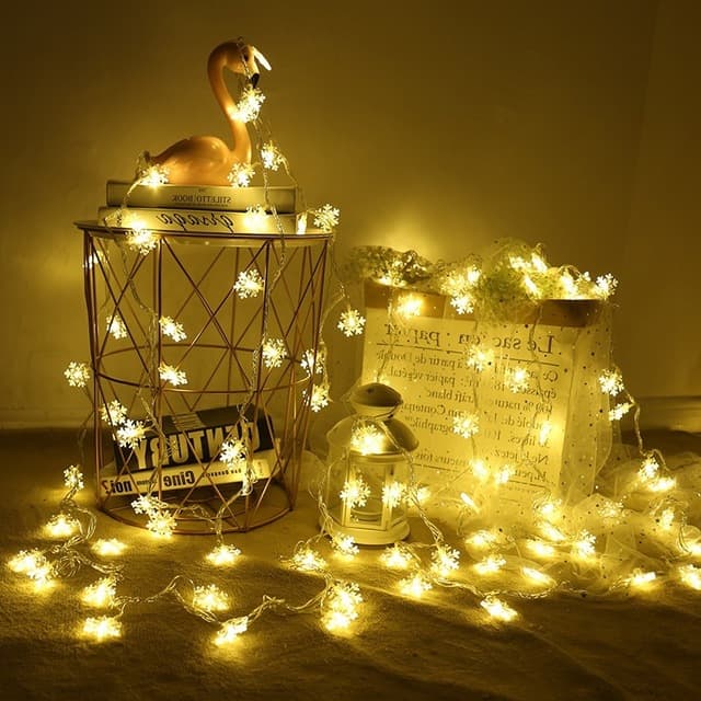 Luces LED Decorativas con Estrellas Parpadeantes