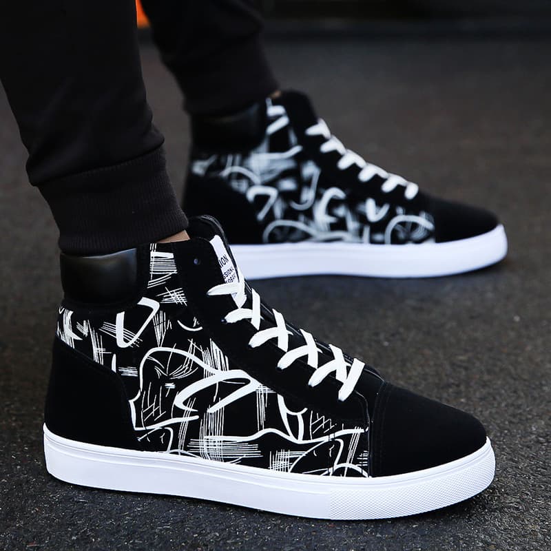 Zapatillas altas Korean Edition para hombre
