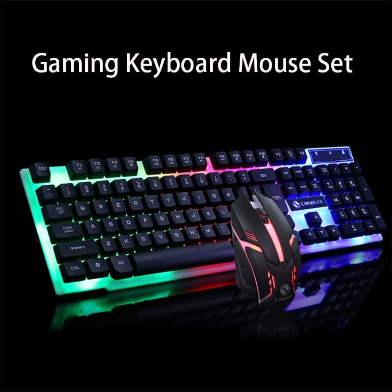 Set Teclado y Ratón Gaming GTX300 con Iluminación