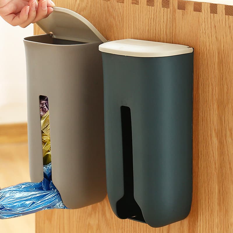 Caja Organizadora de Bolsas de Plástico Montaje Pared