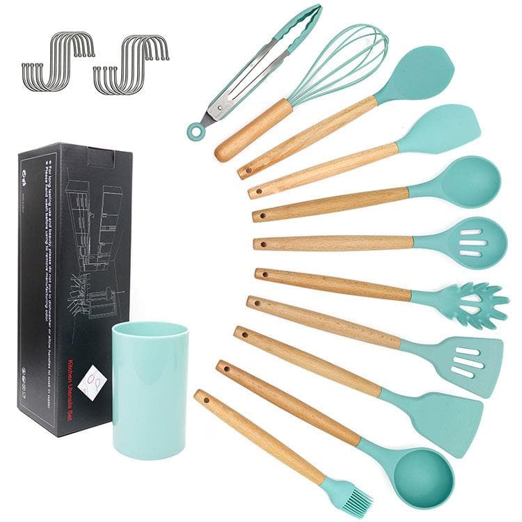 Set de Utensilios de Cocina en Silicona