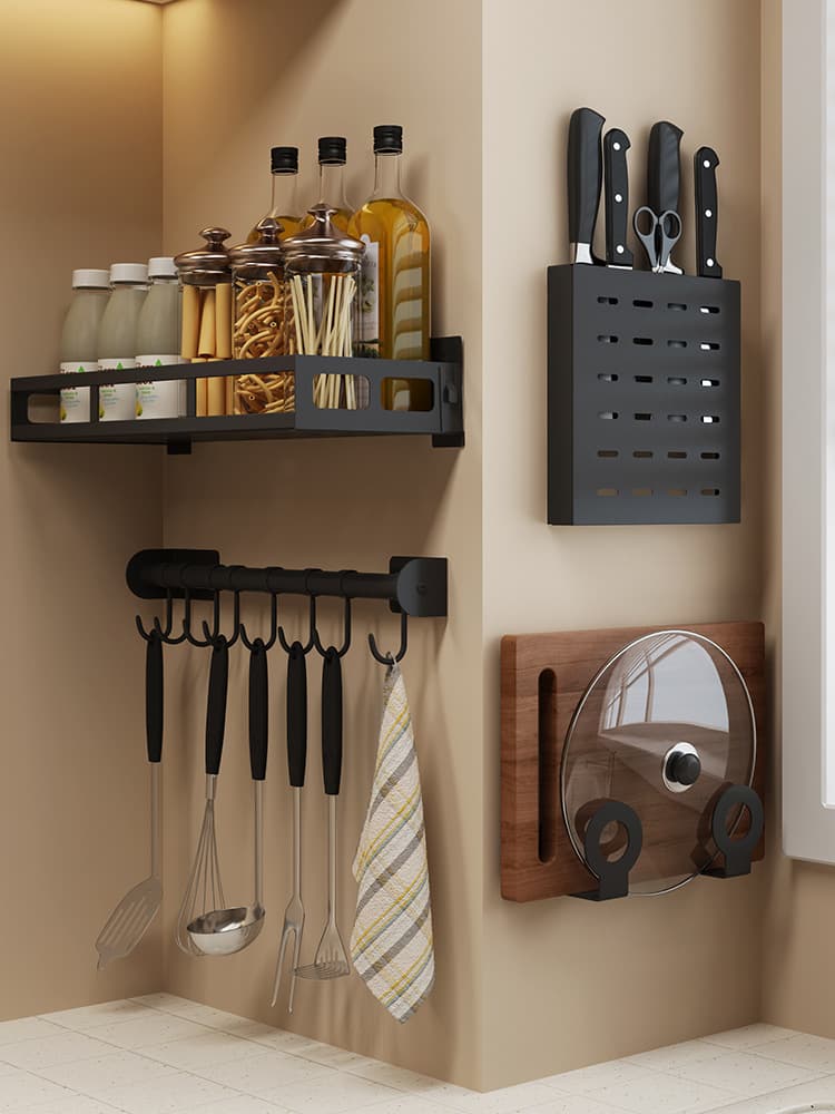 Estantería de cocina acero inoxidable perforada