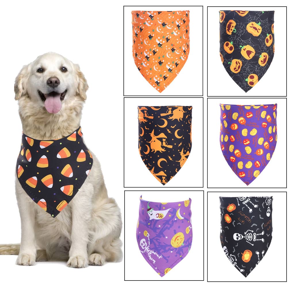 Pañuelo Absorbente Halloween para Mascotas