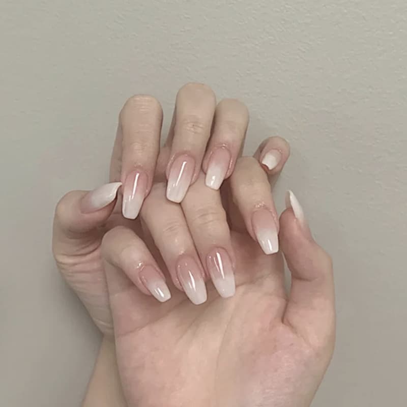 Uñas Postizas con Brillo