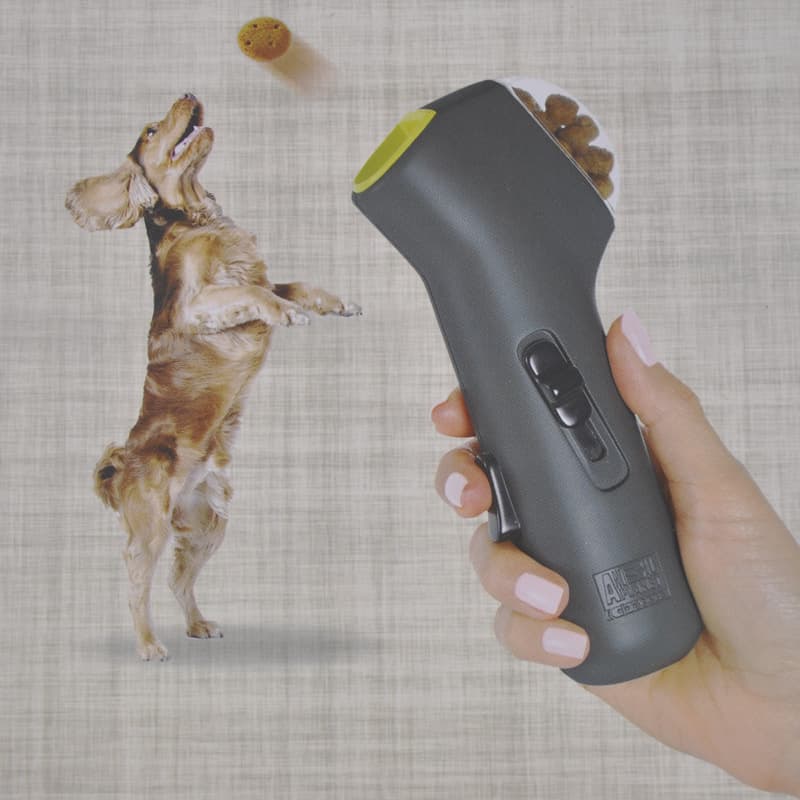 Lanzador de Snacks para Adiestramiento Canino