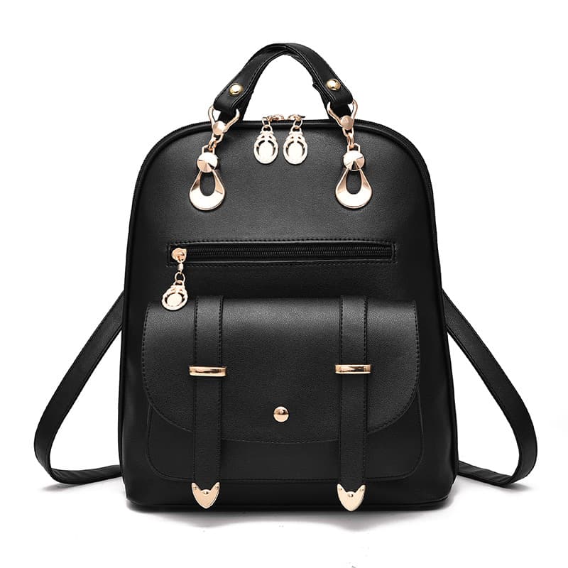 Mochila bolso de moda en cuero PU convertible