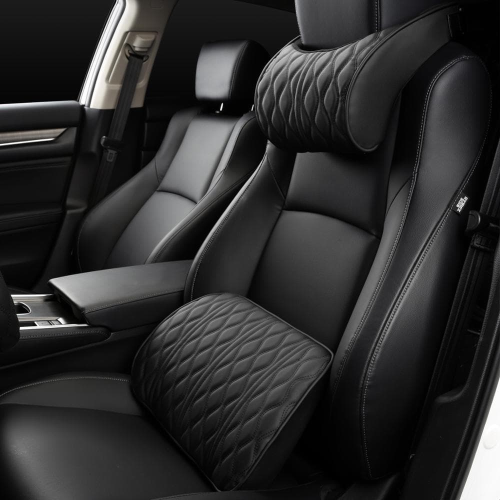Set de almohada cervical y soporte lumbar universal para coche
