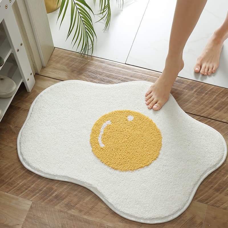 Alfombra Decorativa Huevo Funny - Felpudo Entrada Nordico