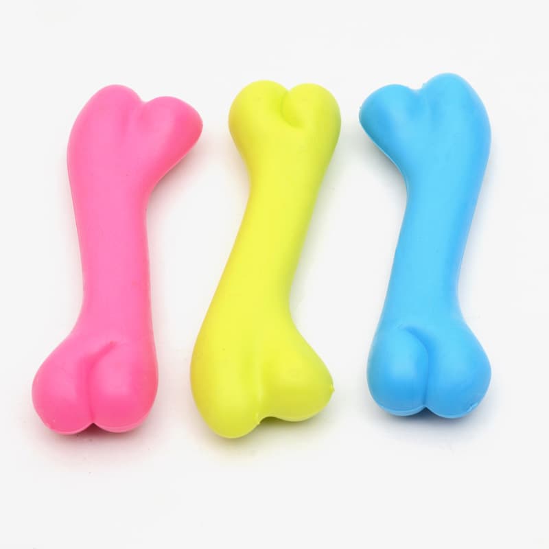Juguete para Perro Hueso de Goma Resistente a Mordidas