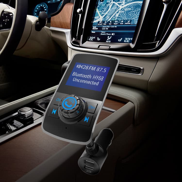 Transmisor FM Bluetooth para Coche con Reproductor MP3