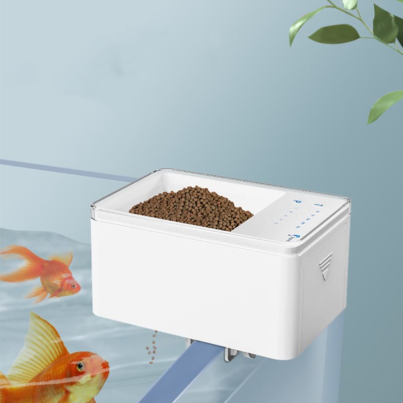 Dispensador Automático de Comida para Peces con LED Digital