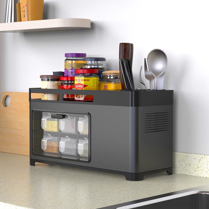 Caja de Almacenamiento Multifunción para Cocina