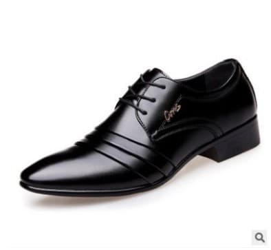 Zapatos de cuero para hombre transpirables verano
