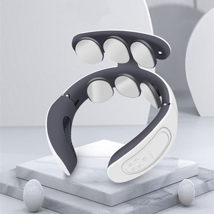 Masajeador Cervical Portátil de 6 Cabezales