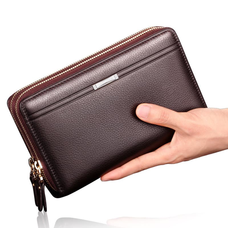 Bolso de Cuero Hombre con Asa Cruzada