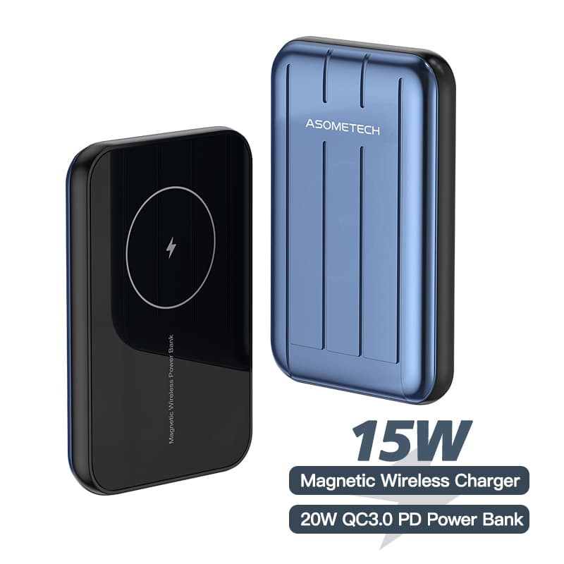 Cargador Inalámbrico Magnético Power Bank 5000mAh