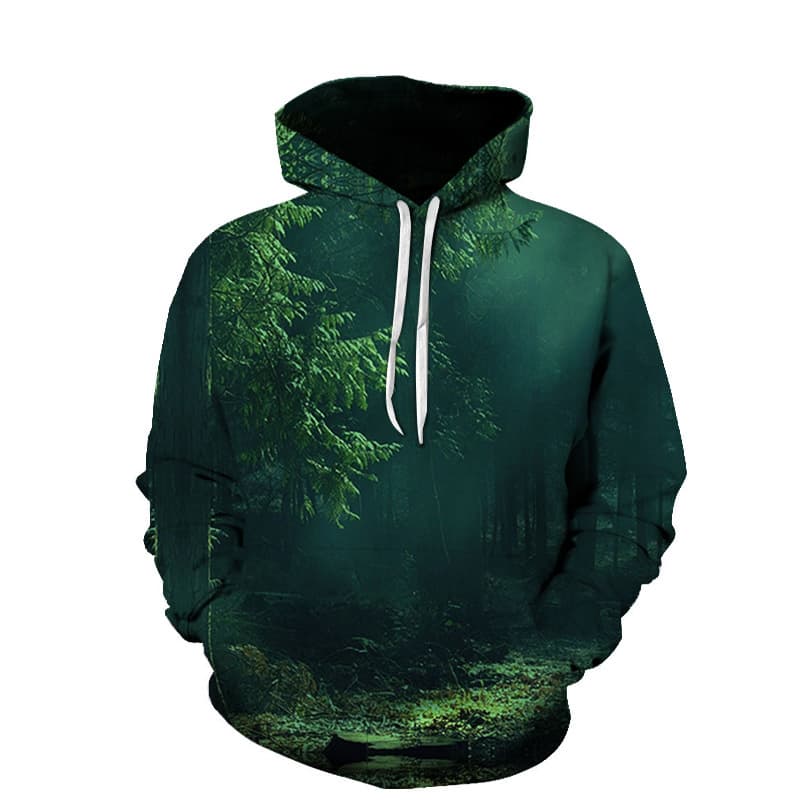 Sudadera de Pareja Hoja de Maple Deportiva Casual