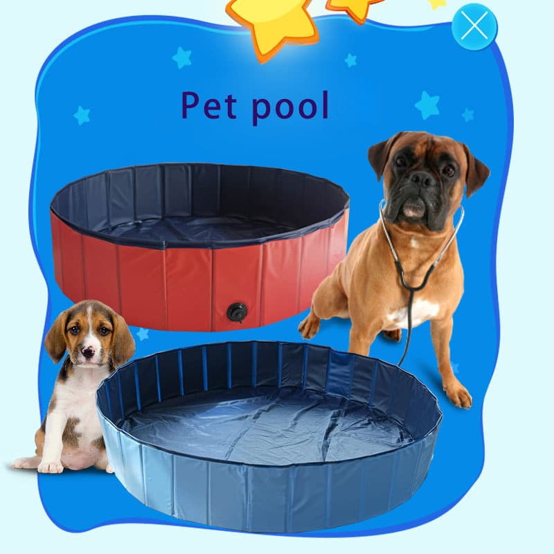 Piscina Portátil Plegable para Mascotas y Niños