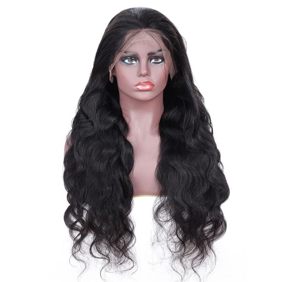 Peluca de Cabello Natural Frente Encaje 13x4 Ondas
