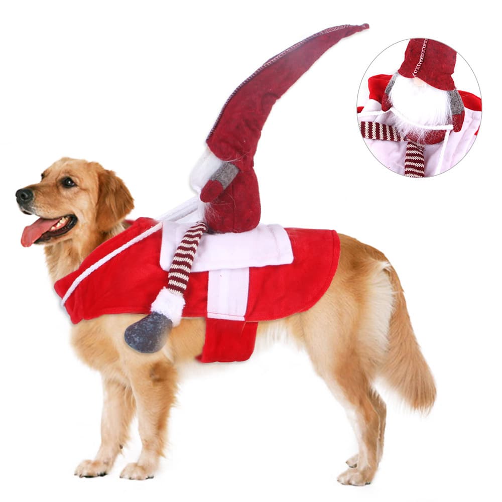 Disfraz Navideño de Paseo para Mascotas