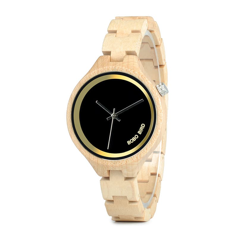 Reloj de Madera Hombre Estilo Casual Business