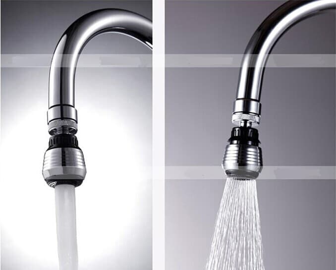 Aireador de grifo universal ahorro de agua 360°