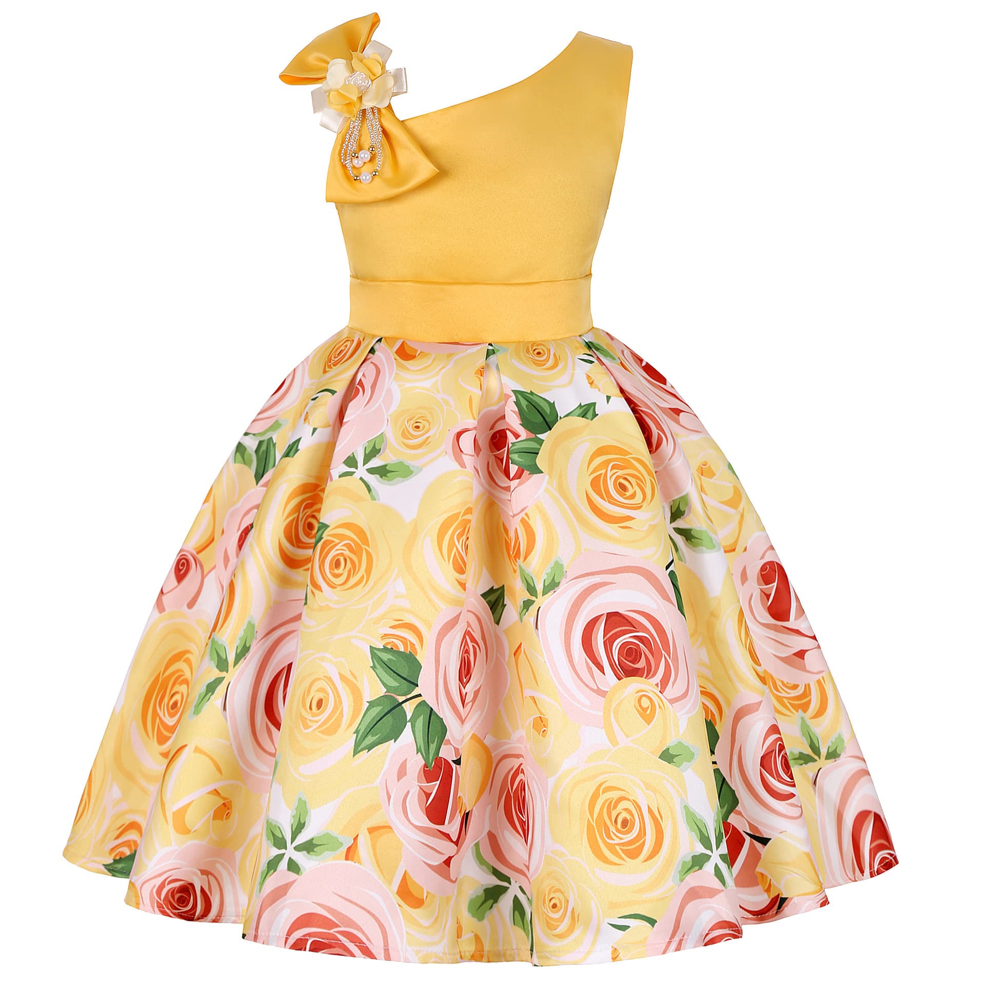 Vestido Princesa Infantil con Estampado Digital