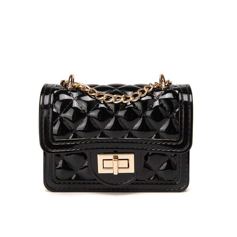 Bolso Mini Cadena Perla y Diamantes