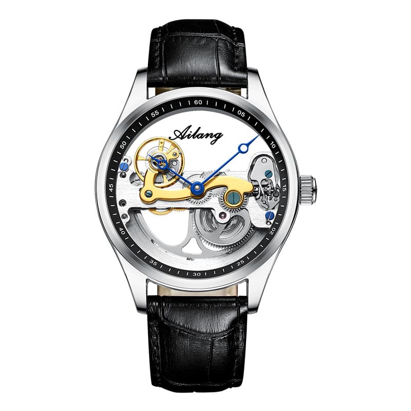 Reloj Mecánico Automático de Hueco Creativo con Correa de Silicona