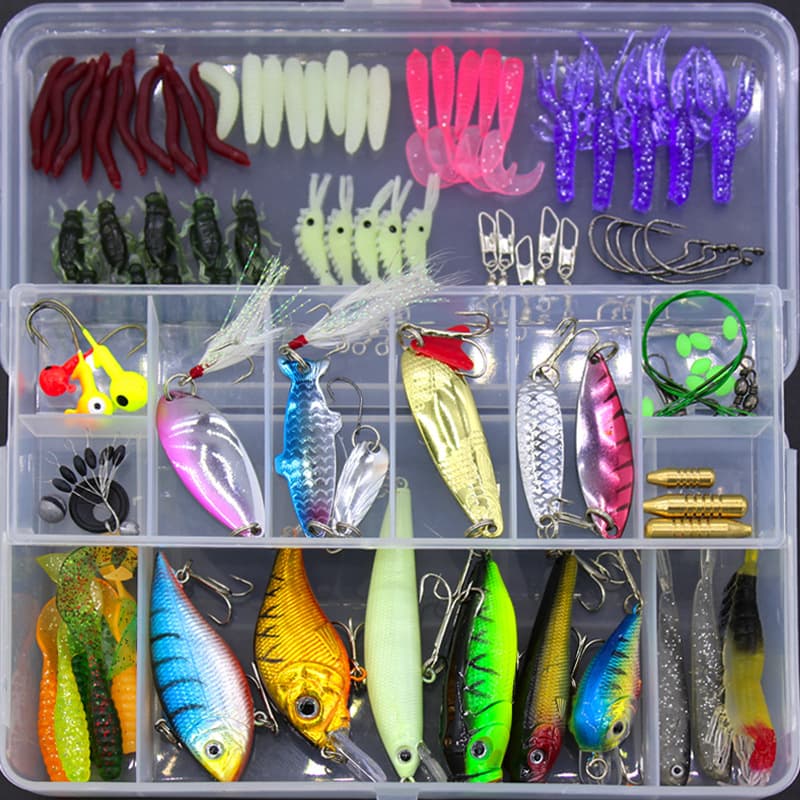 Set de Señuelos de Pesca con Lentejuelas