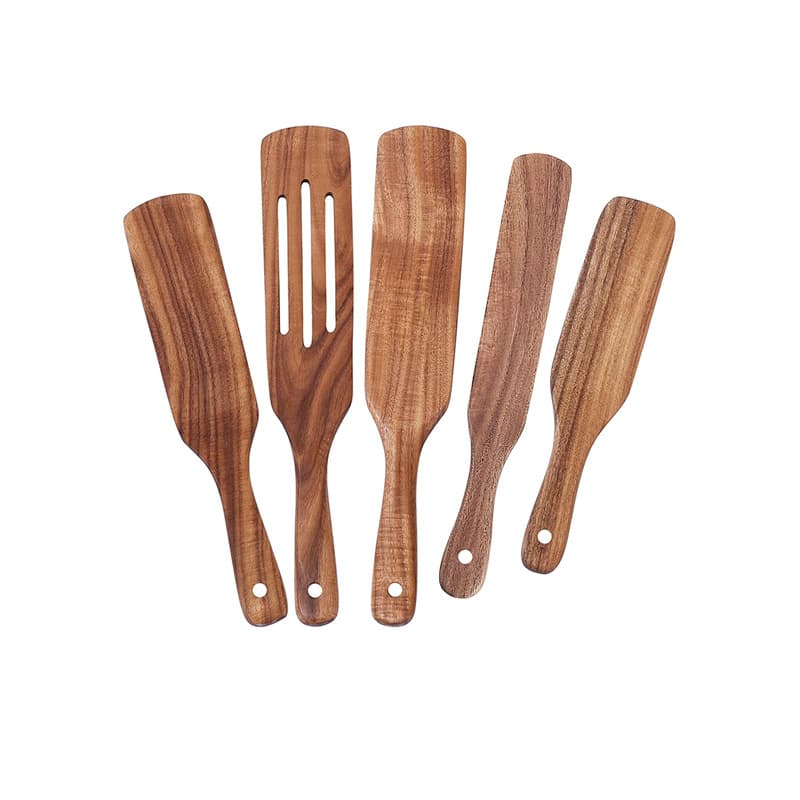 Set de Espátulas de Madera Acacia y Teak