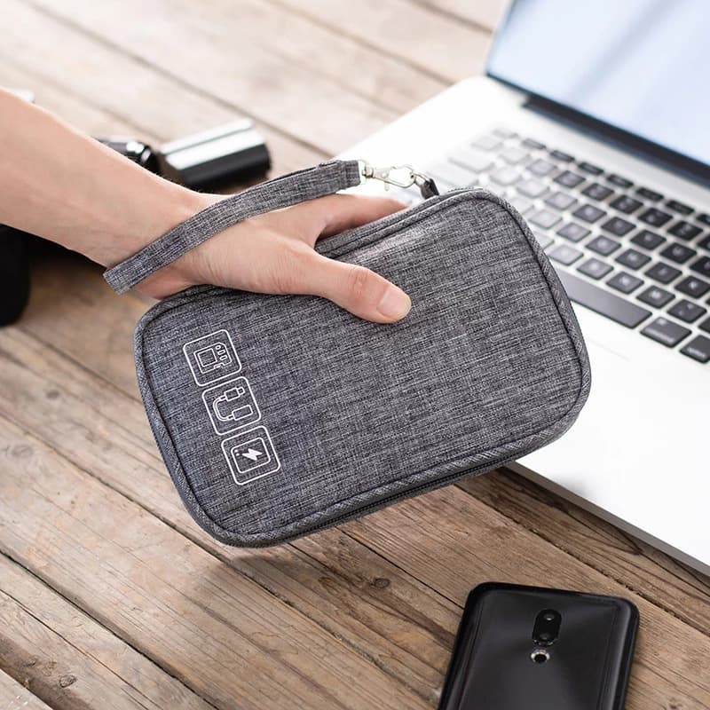 Bolsa Organizadora de Cables y Accesorios Electrónicos