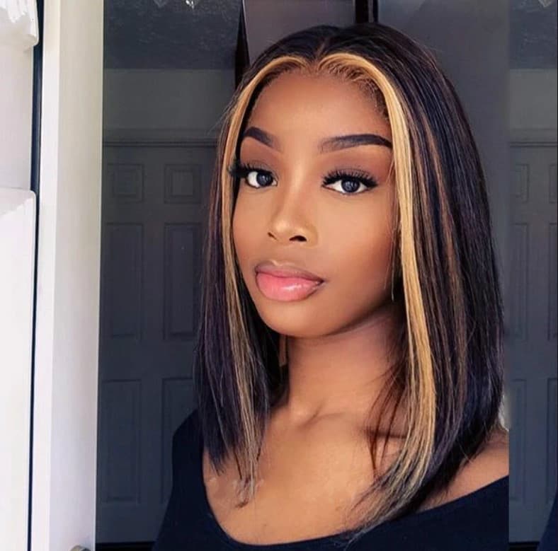 Peluca Lace Front Straight Hair Estilo Explosion