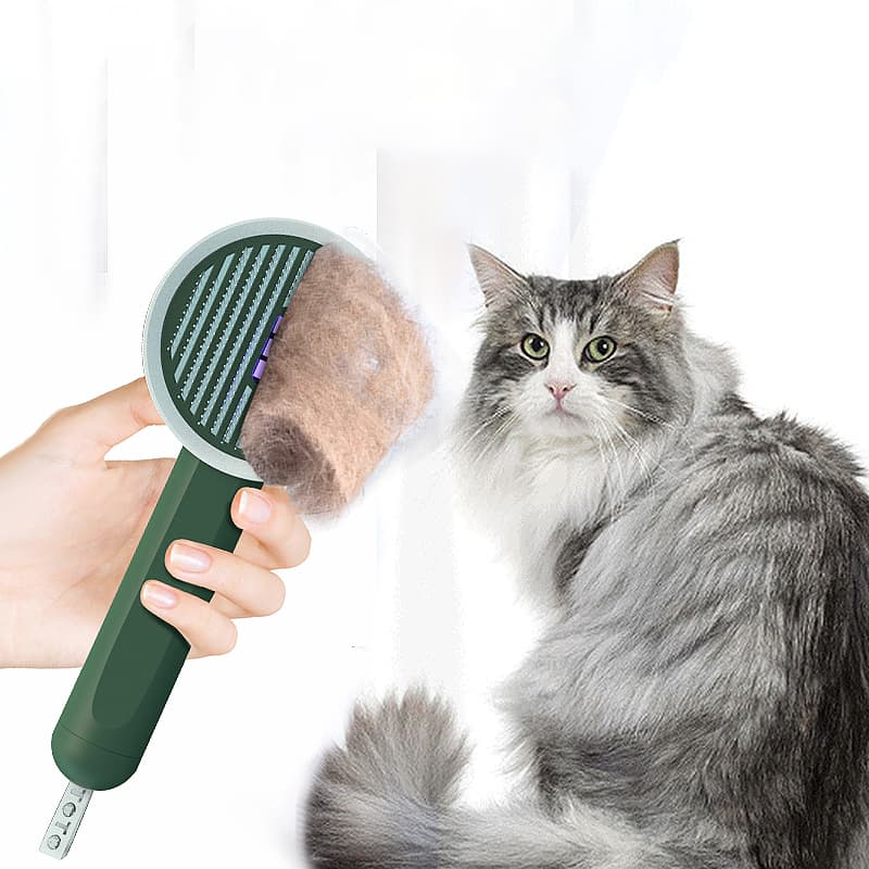 Peine Deslanador y Detector UV para Mascotas 2 en 1