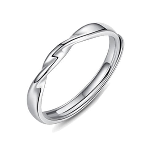 Anillo de Pareja Personalizado Amor Infinito