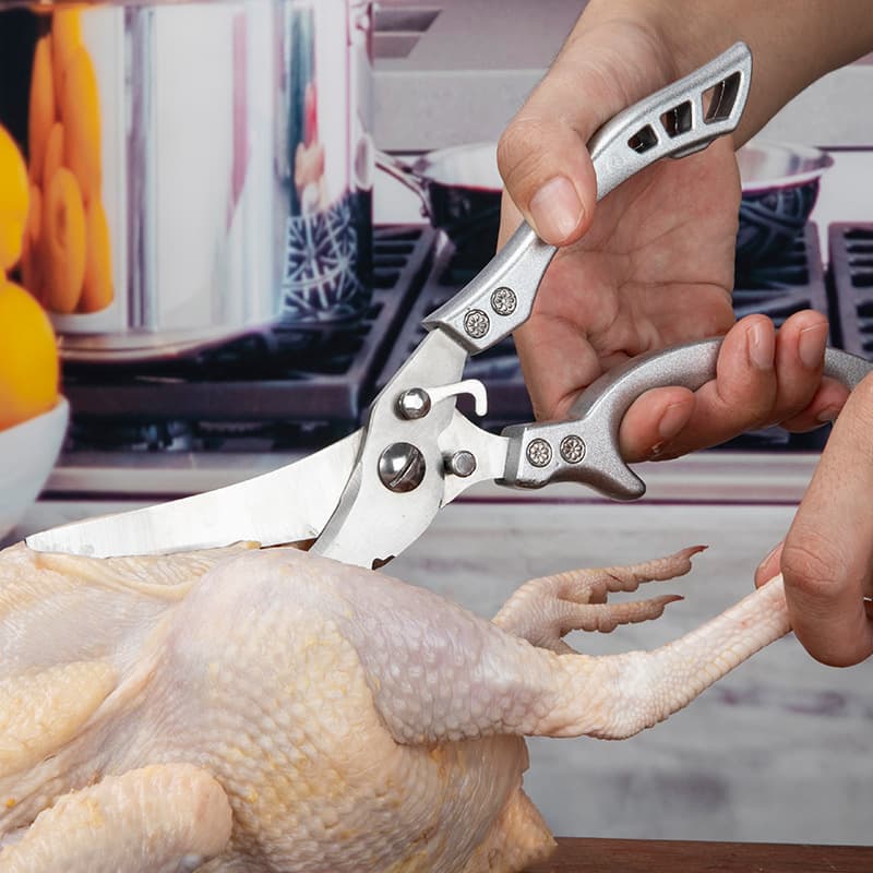 Tijeras de Cocina Multiusos en Acero Inoxidable