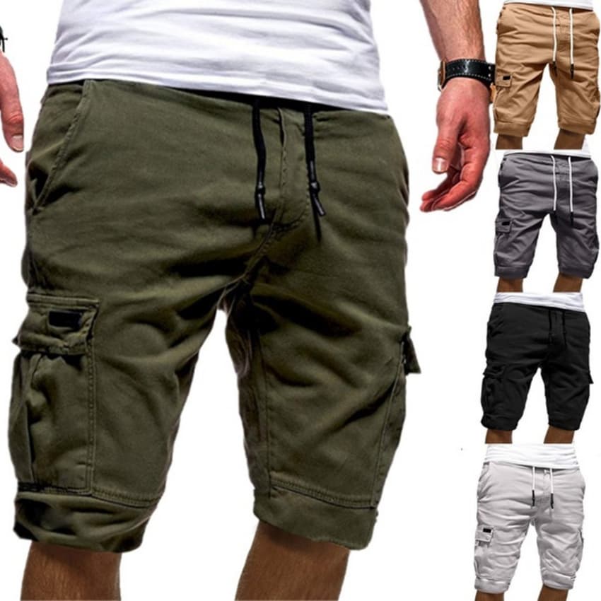 Pantalones Cortos Cargo Deportivos Hombre