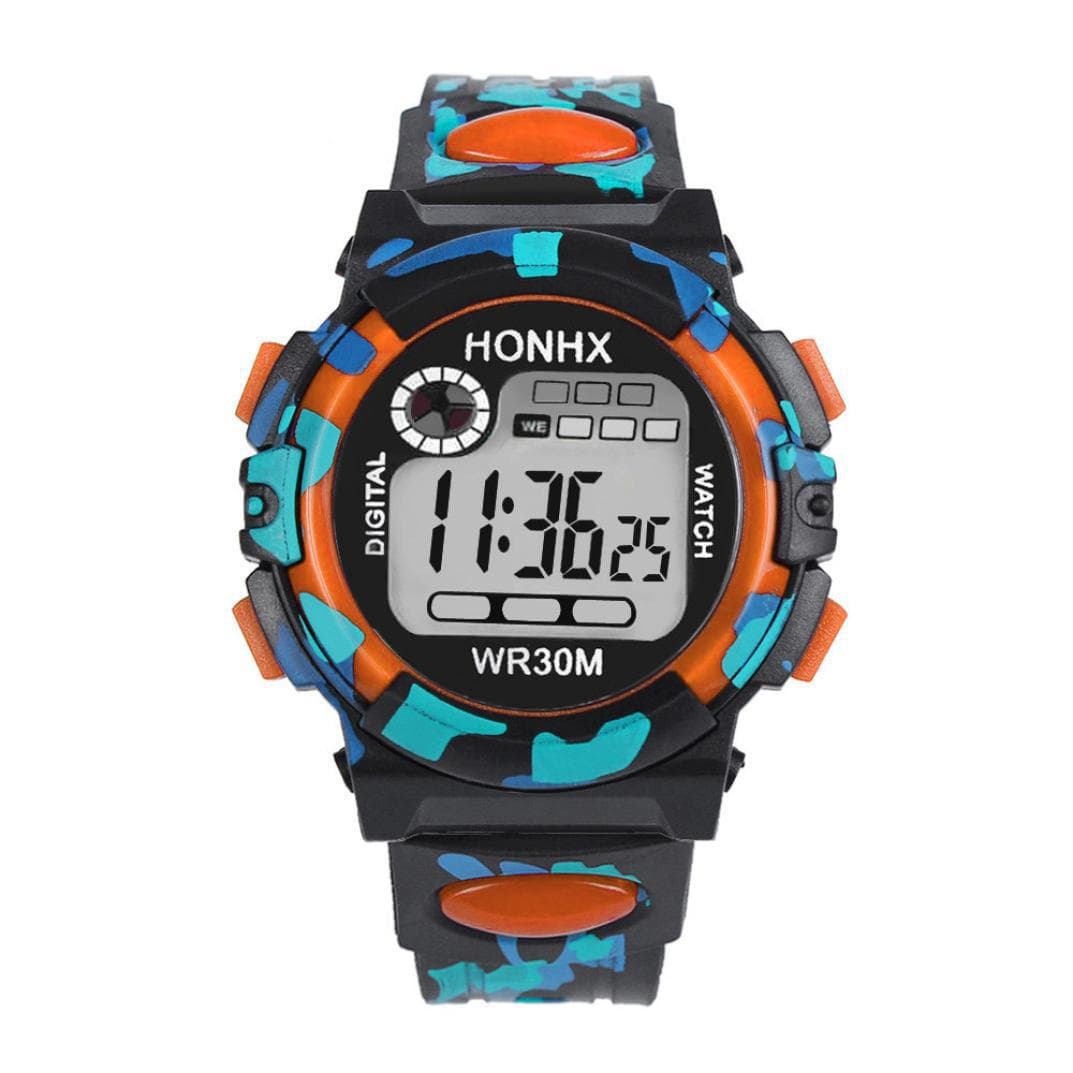 Reloj Deportivo Digital Camuflaje Resistente al Agua