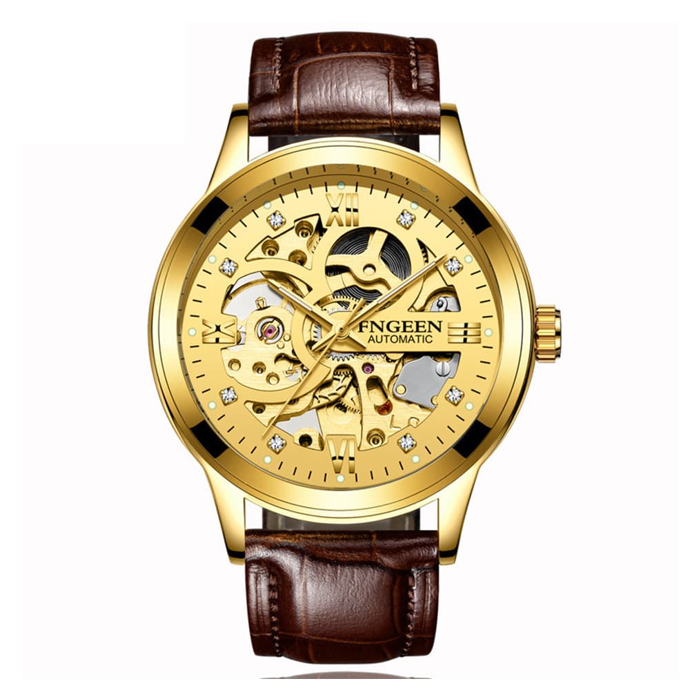 Reloj de Pulsera Luminoso Acero Inoxidable Impermeable