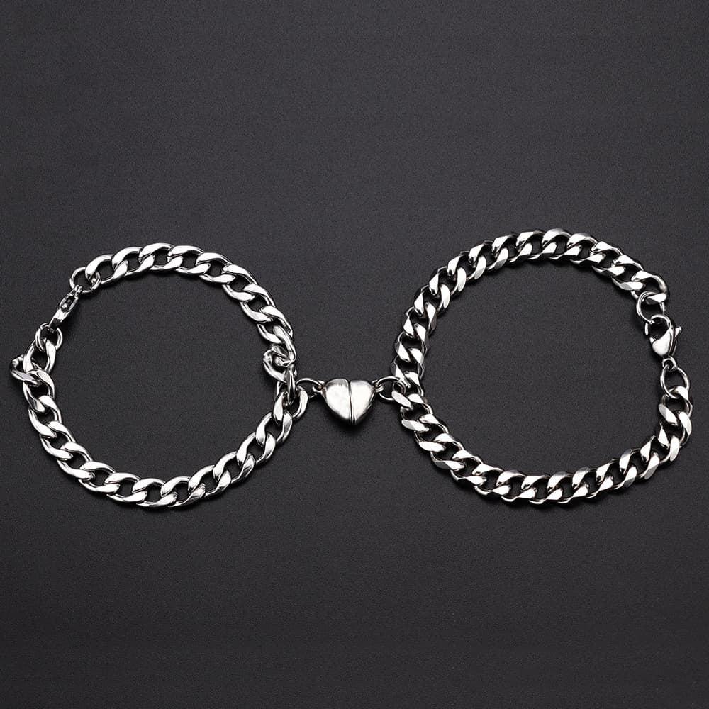 Pulseras Magnéticas de Pareja Atrae Amor